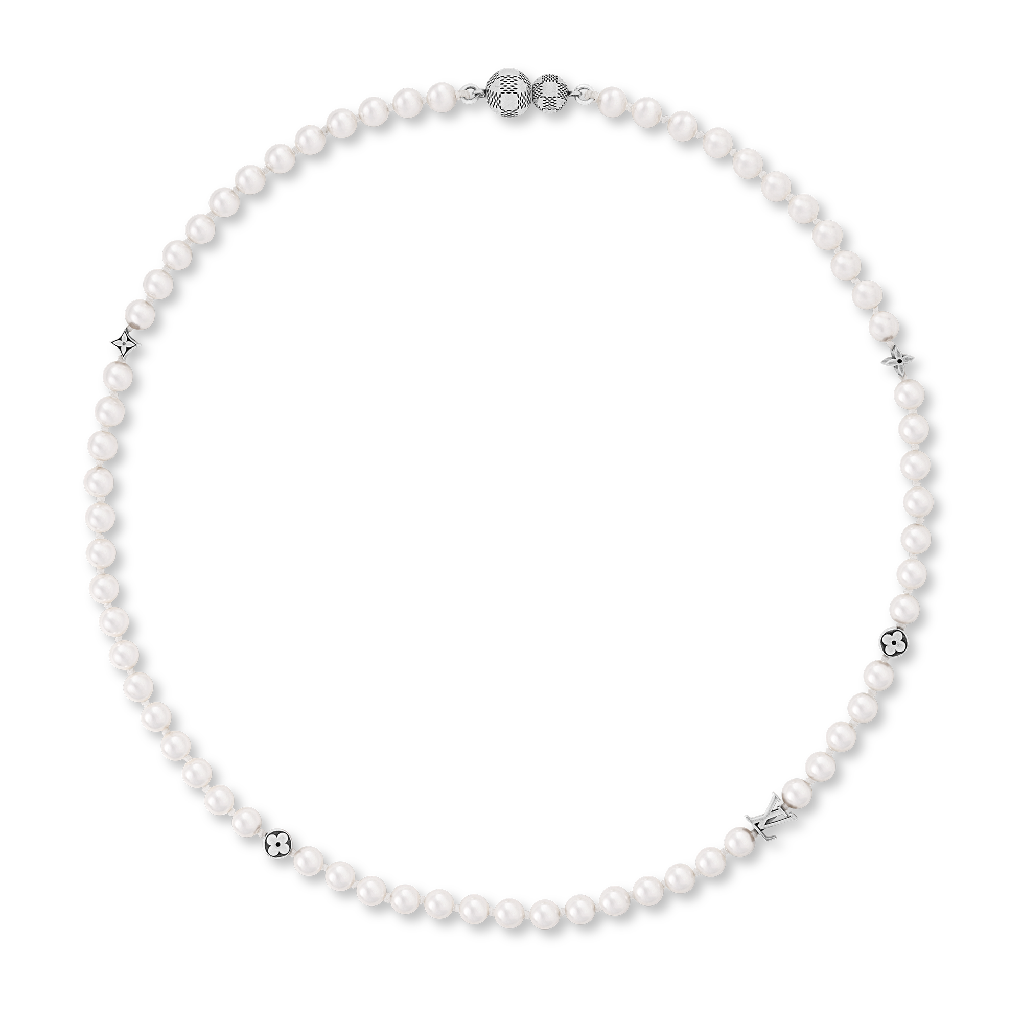 Collana Monogram Slim Pearls S00 Uomo Fashion Bijoux Collane e pendenti | LOUIS VUITTON (Zoom prodotto)