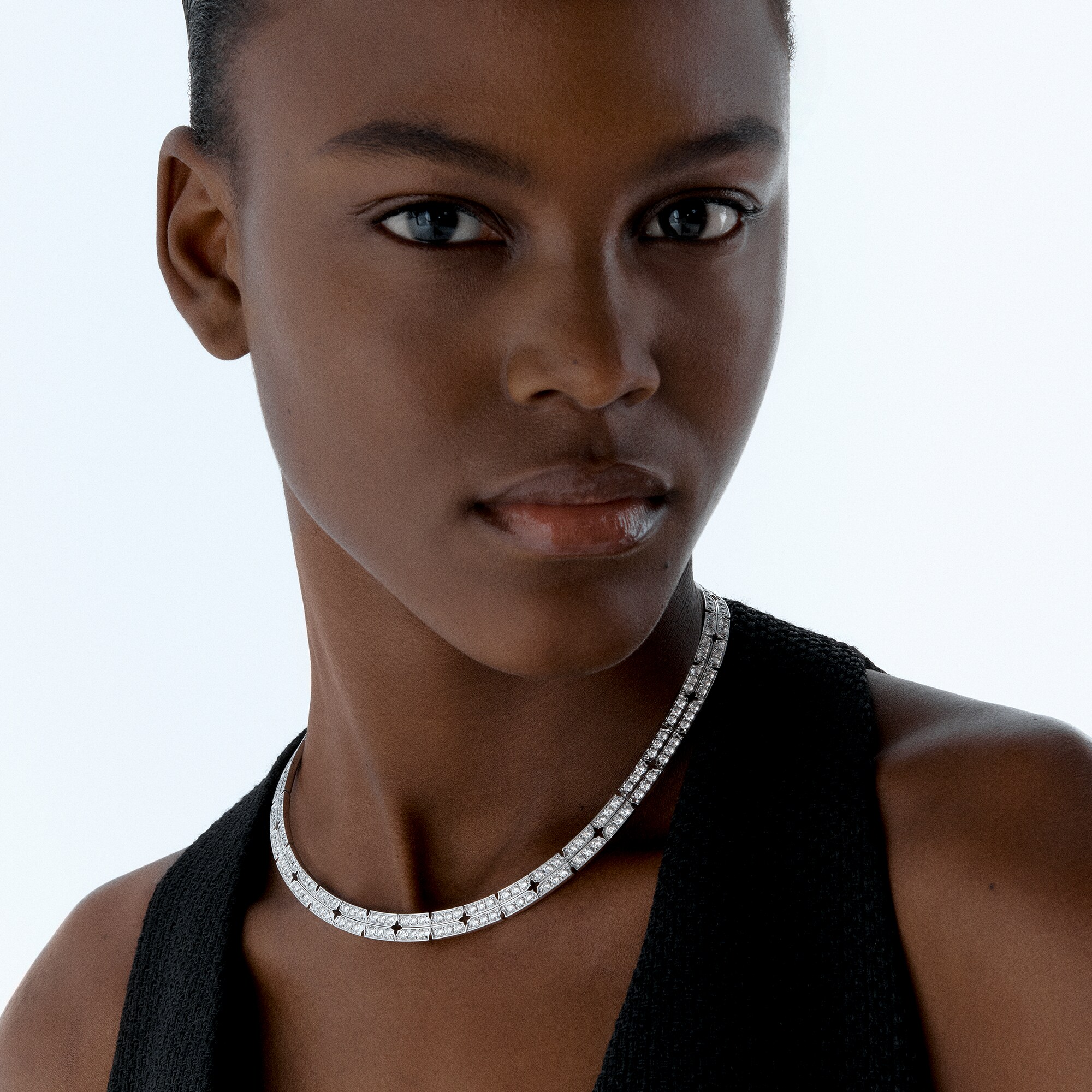 Collana Tumbler, oro bianco e diamanti  Gioielli Categorie Collane e Ciondoli | LOUIS VUITTON (Zoom prodotto)