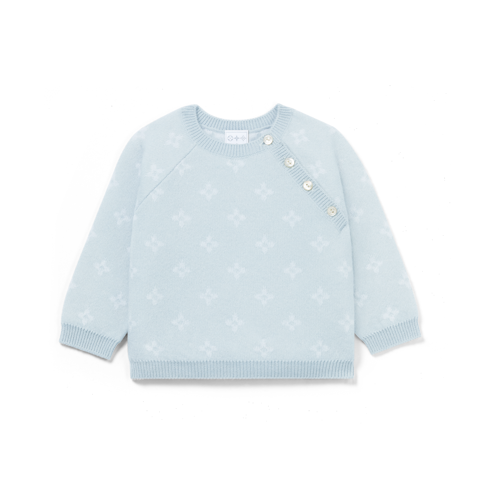 Completino in maglia con fiori S00 Regali Regali per Bambini } | LOUIS VUITTON (Zoom prodotto)