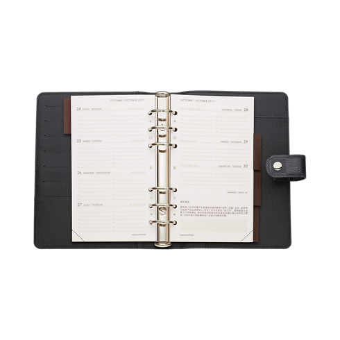 Copertina Agenda MM Tela Damier Graphite Bauli, Viaggio e Casa Libri Articoli di cancelleria | LOUIS VUITTON (Zoom prodotto)