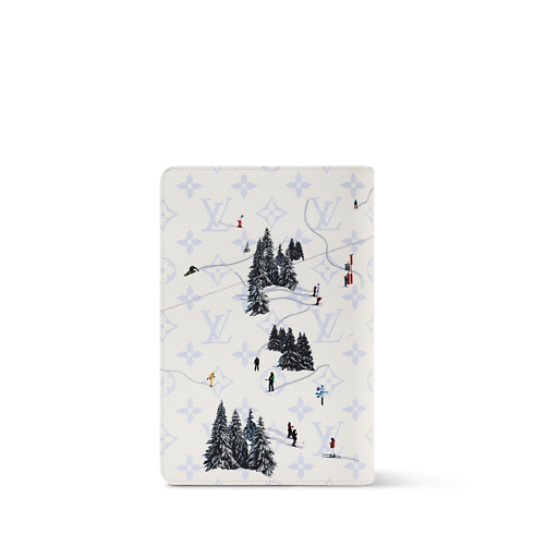 Copertina per blocco degli appunti Emily Ski back view