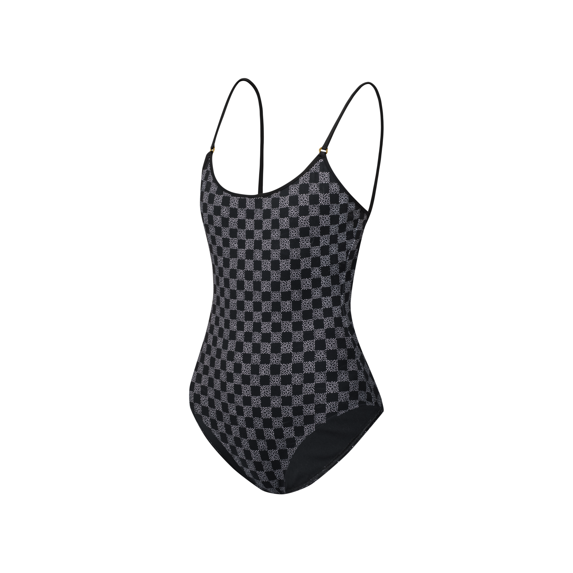 Costume da bagno con motivo Damier Dotted  Donna Abbigliamento Costumi | LOUIS VUITTON (Zoom prodotto)