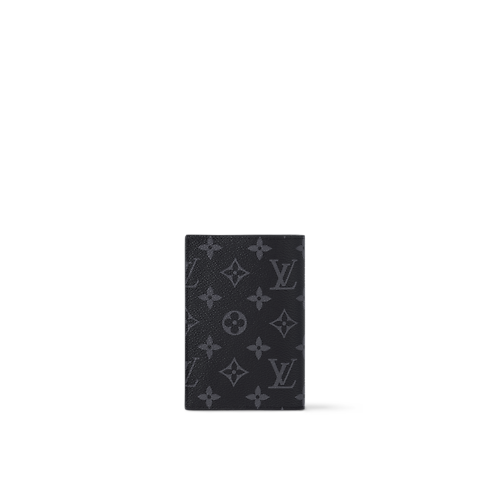 Cover per passaporto Monogram Eclipse Uomo Viaggio Accessori da Viaggio | LOUIS VUITTON (Zoom prodotto)