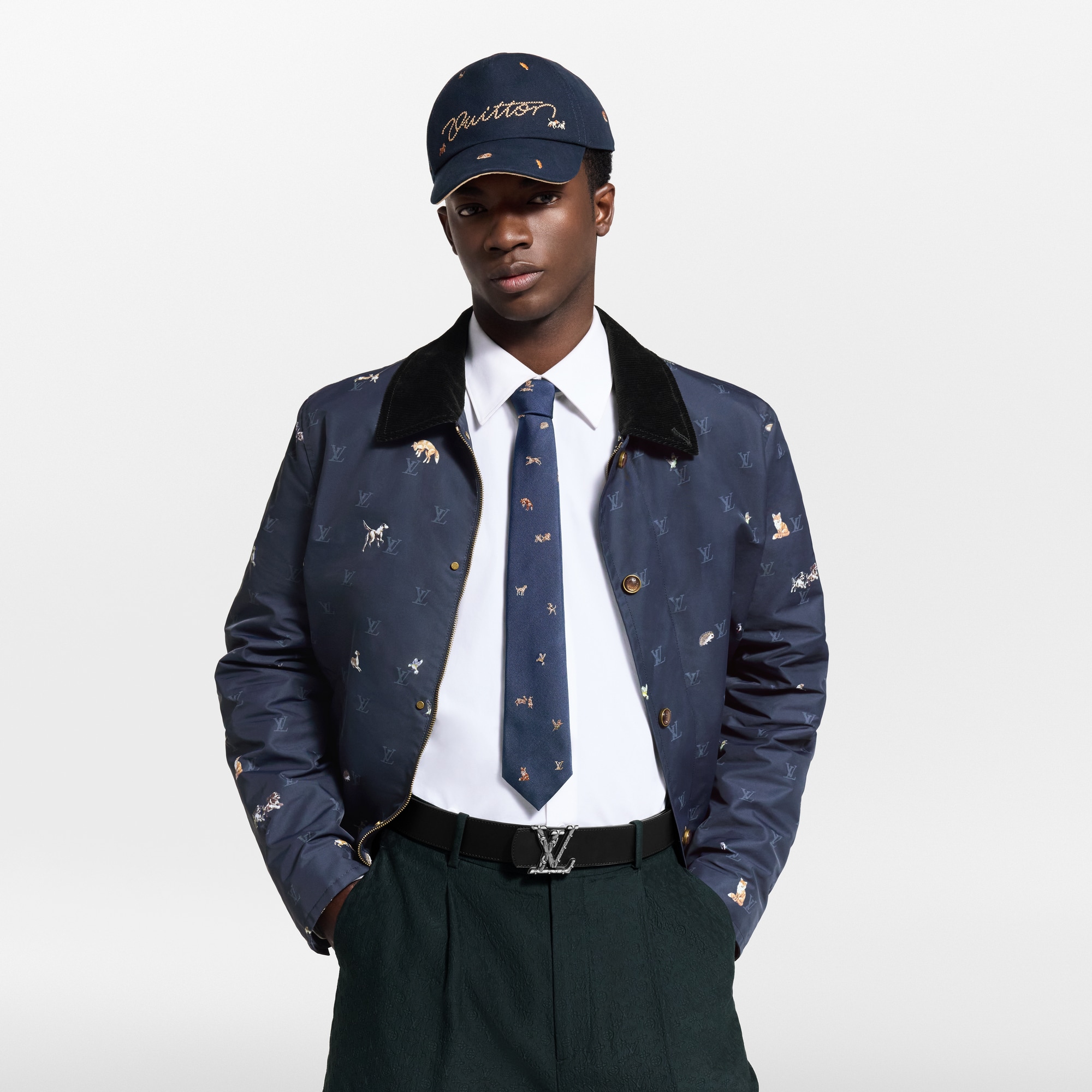 Cravatta Animals Blason S00 Uomo Accessori Cravatte e Fazzoletti da Taschino | LOUIS VUITTON (Zoom prodotto)