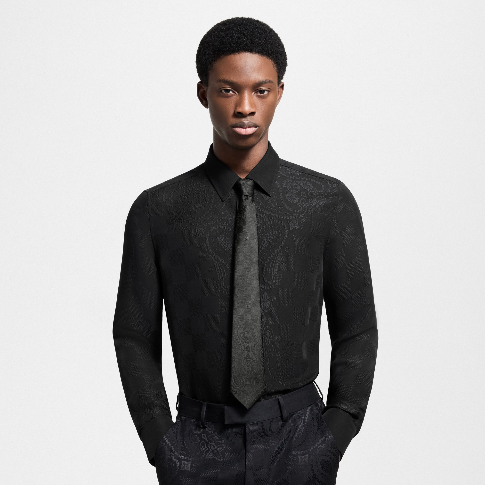 Cravatta Bandana Damier S00 Uomo Accessori Cravatte e Fazzoletti da Taschino | LOUIS VUITTON (Zoom prodotto)