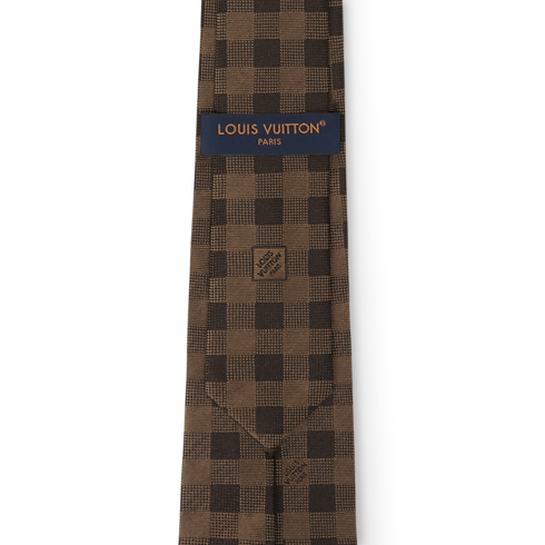 Cravatta con motivo a quadri S00 Uomo Accessori Cravatte | LOUIS VUITTON (Zoom prodotto)