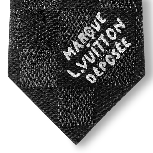 Cravatta Damier Evening S00 Uomo Accessori Cravatte e Fazzoletti da Taschino | LOUIS VUITTON (Zoom prodotto)