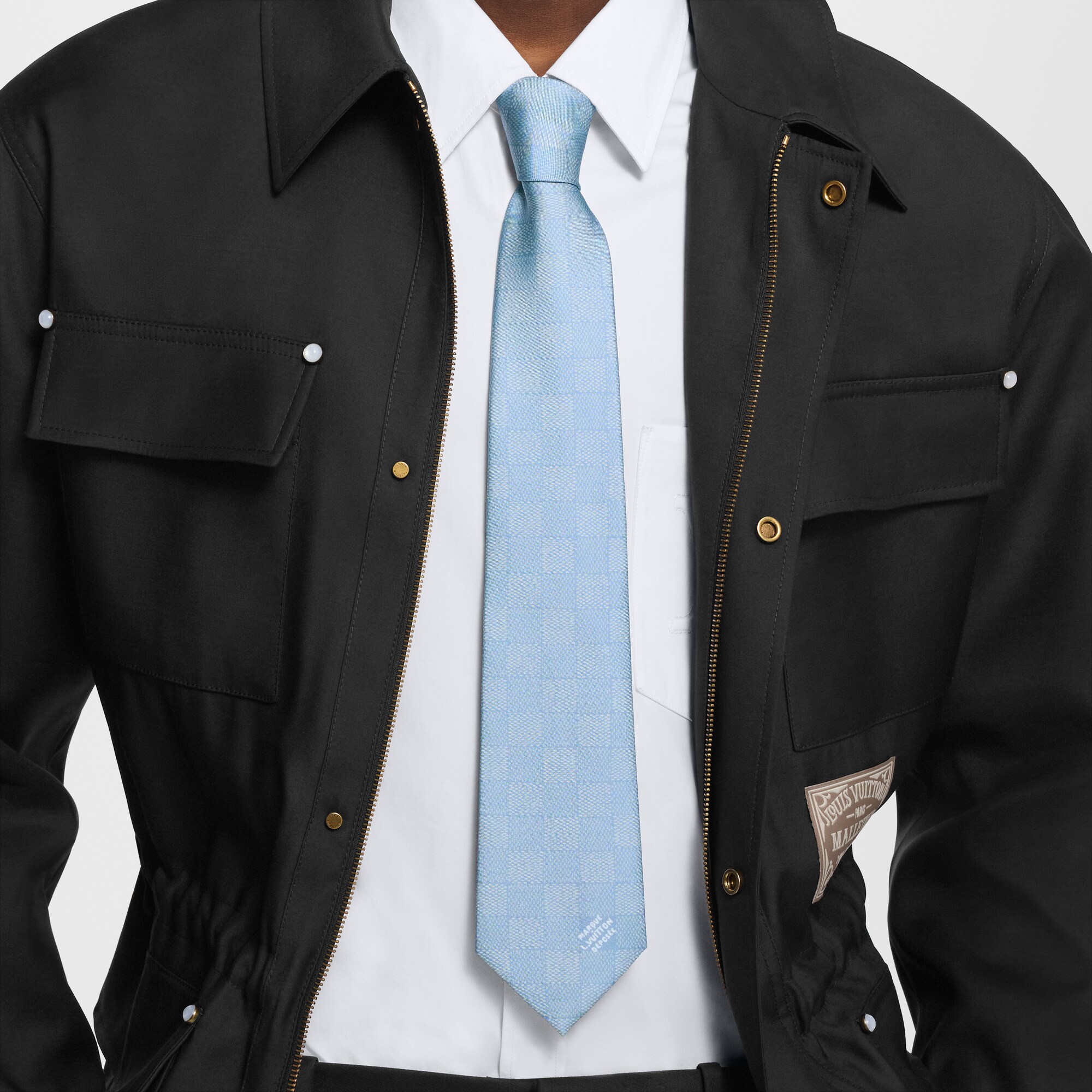 Cravatta Damier Heritage S00 Uomo Accessori Cravatte e Fazzoletti da Taschino | LOUIS VUITTON (Zoom prodotto)