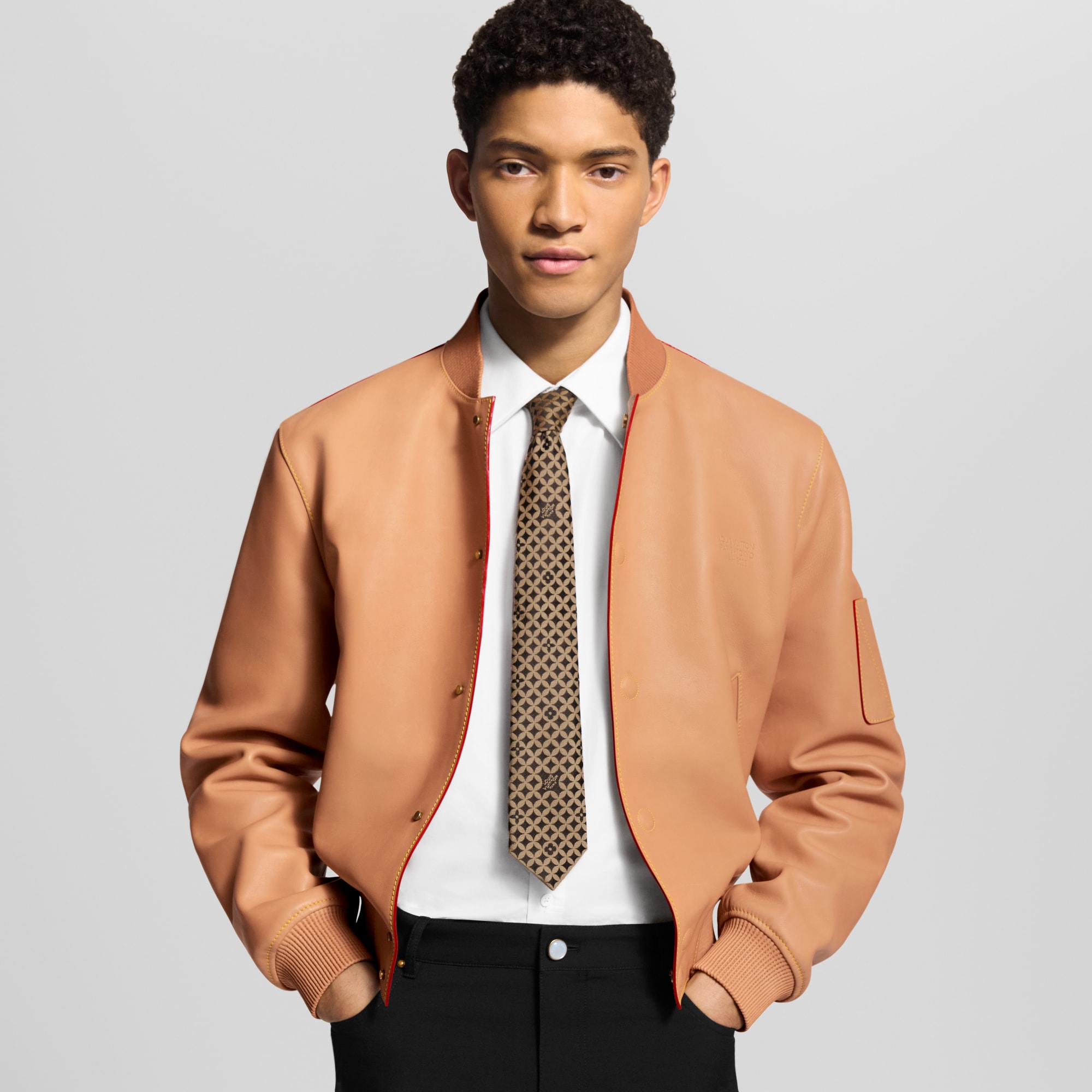 Cravatta Dandy Monogram S00 Uomo Accessori Cravatte e Fazzoletti da Taschino | LOUIS VUITTON (Zoom prodotto)