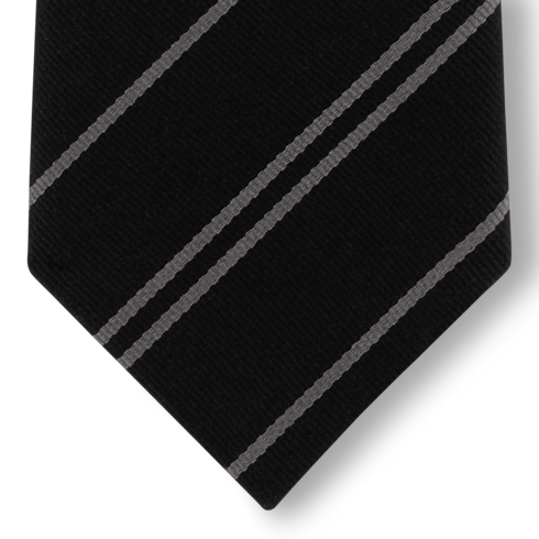 Cravatta Ecu Stripes S00 Uomo Accessori Cravatte e Fazzoletti da Taschino | LOUIS VUITTON (Zoom prodotto)