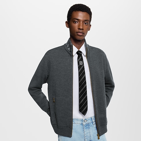 Cravatta Ecu Stripes S00 Uomo Accessori Cravatte e Fazzoletti da Taschino | LOUIS VUITTON (Zoom prodotto)