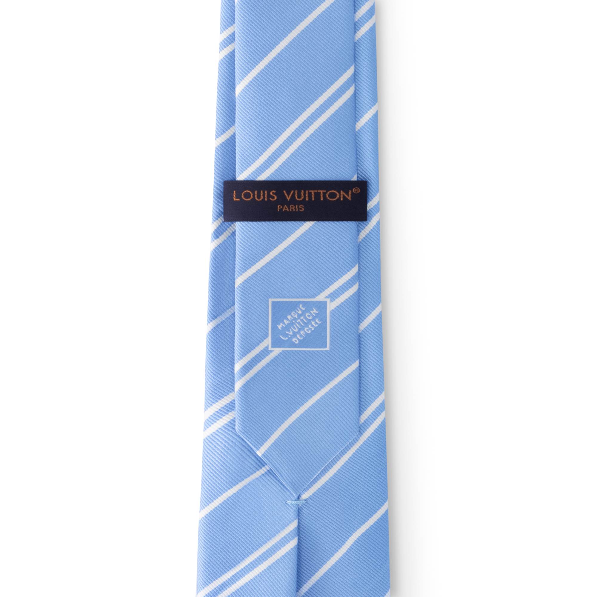 Cravatta Ecu Stripes S00 Uomo Accessori Cravatte e Fazzoletti da Taschino | LOUIS VUITTON (Zoom prodotto)