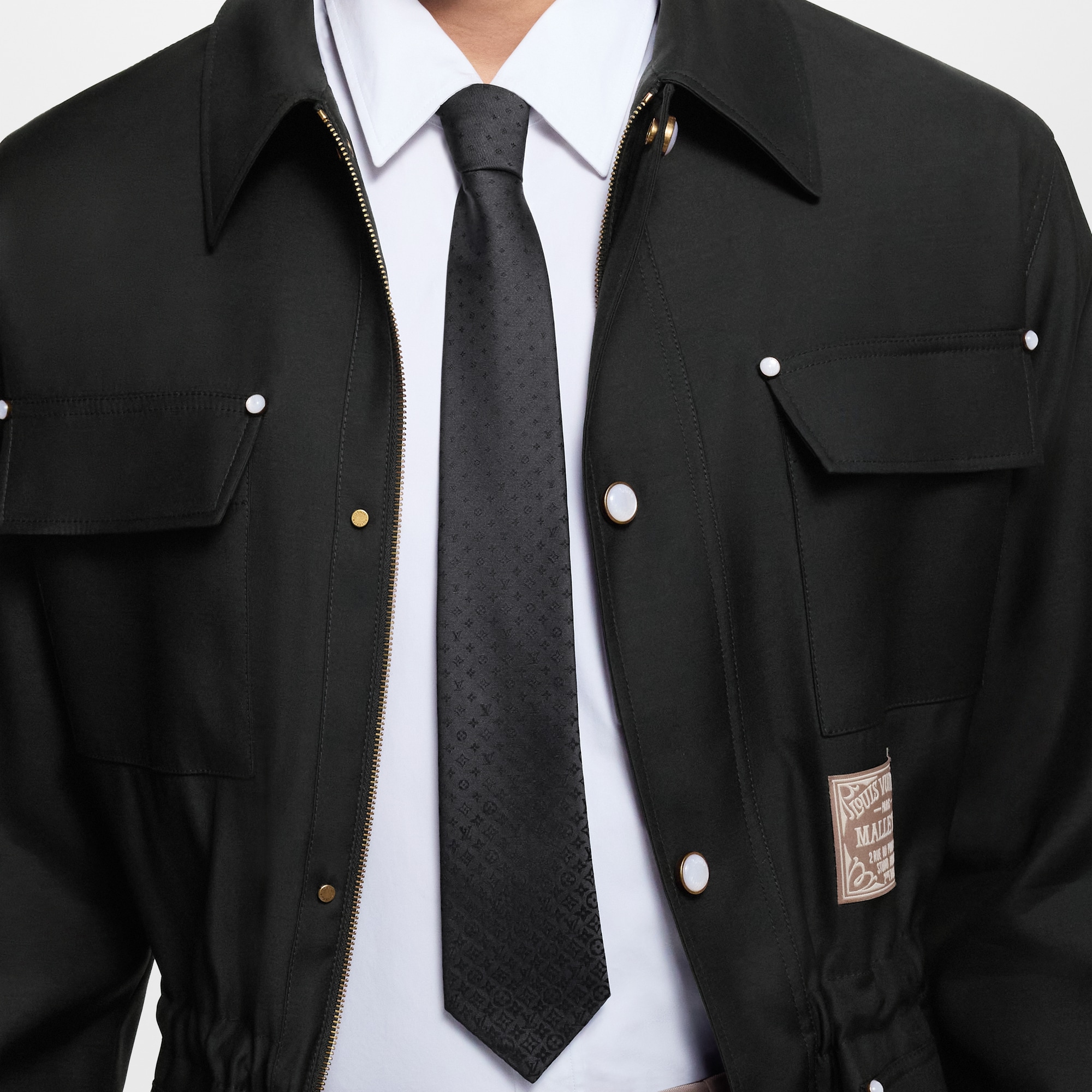 Cravatta Fading Monogram S00 Uomo Accessori Cravatte e Fazzoletti da Taschino | LOUIS VUITTON (Zoom prodotto)