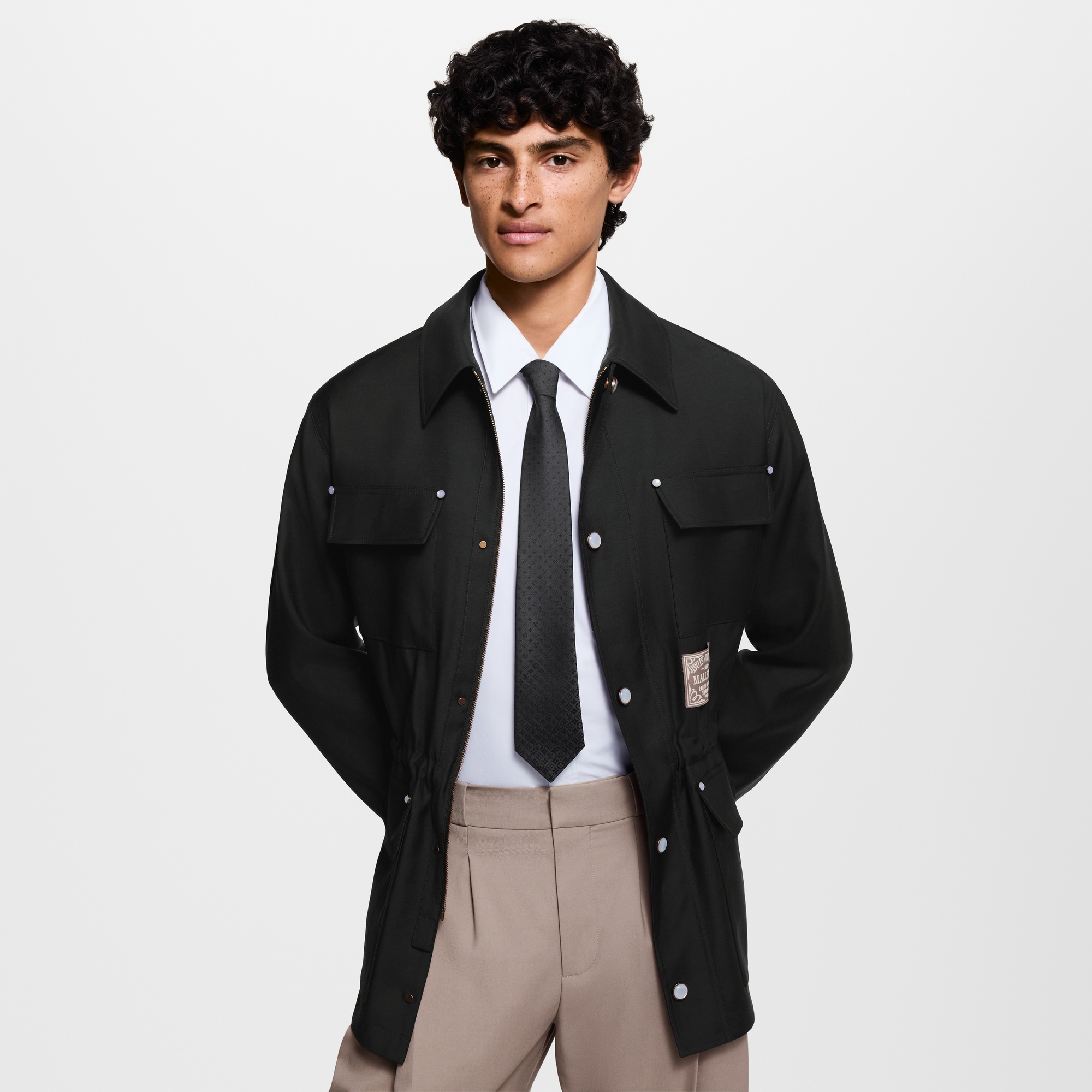 Cravatta Fading Monogram S00 Uomo Accessori Cravatte e Fazzoletti da Taschino | LOUIS VUITTON (Zoom prodotto)