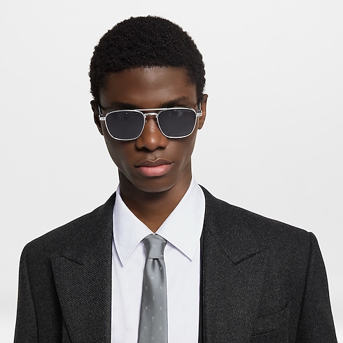 Cravatta LV Blason S00 Uomo Accessori Cravatte e Fazzoletti da Taschino | LOUIS VUITTON (Zoom prodotto)