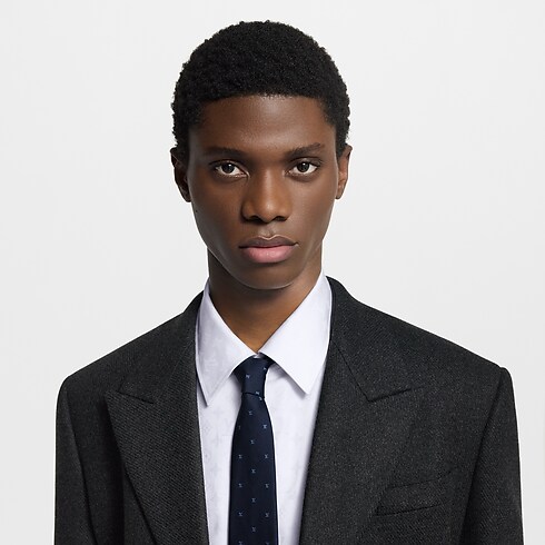 Cravatta LV Blason S00 Uomo Accessori Cravatte e Fazzoletti da Taschino | LOUIS VUITTON (Zoom prodotto)