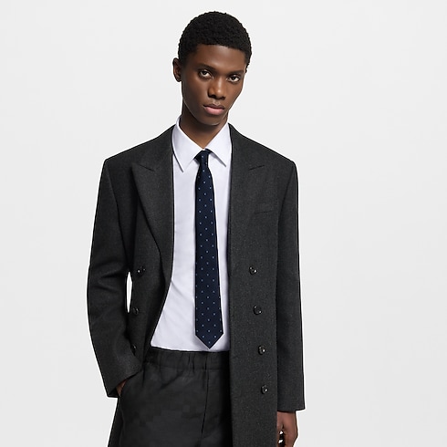 Cravatta LV Blason S00 Uomo Accessori Cravatte e Fazzoletti da Taschino | LOUIS VUITTON (Zoom prodotto)