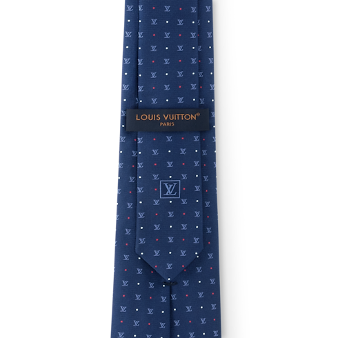 Cravatta LV Blason Dots S00 Uomo Accessori Cravatte e Fazzoletti da Taschino | LOUIS VUITTON (Zoom prodotto)