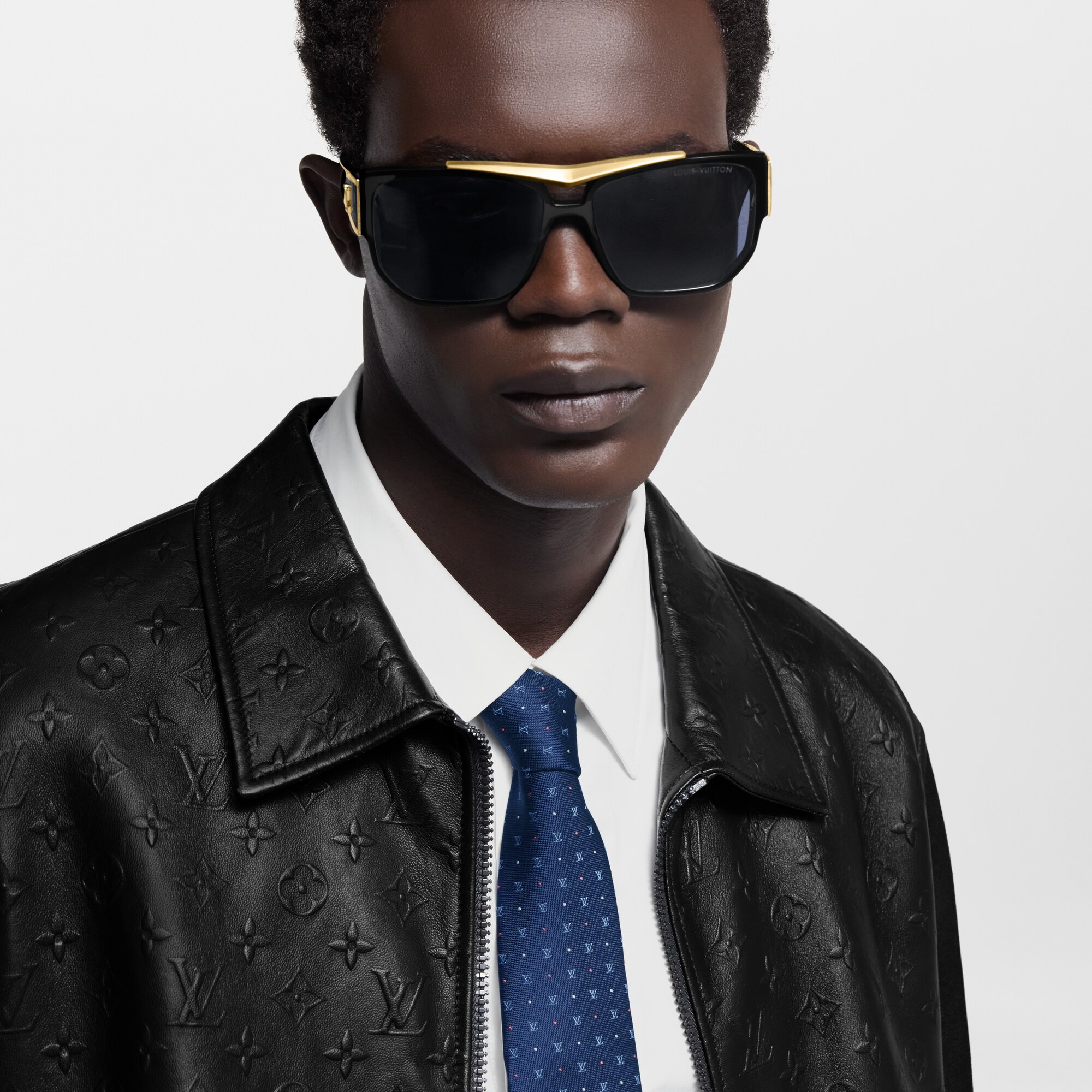 Cravatta LV Blason Dots S00 Uomo Accessori Cravatte e Fazzoletti da Taschino | LOUIS VUITTON (Zoom prodotto)