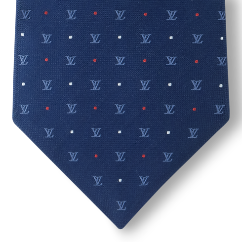 Cravatta LV Blason Dots S00 Uomo Accessori Cravatte e Fazzoletti da Taschino | LOUIS VUITTON (Zoom prodotto)