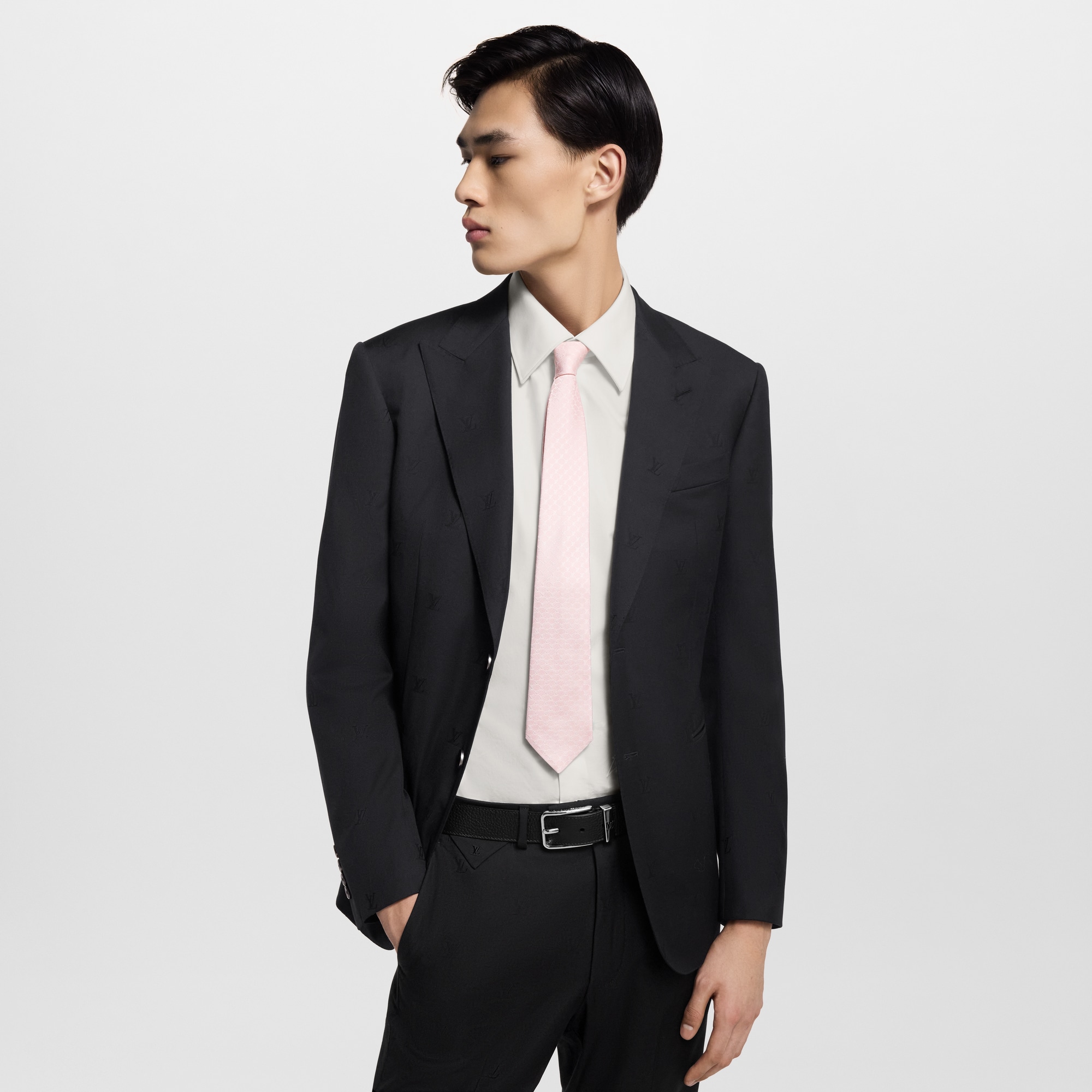 Cravatta LV Fishnet S00 Uomo Accessori Cravatte e Fazzoletti da Taschino | LOUIS VUITTON (Zoom prodotto)