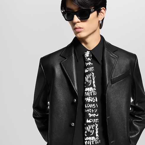 Cravatta LV Scribble S00 Uomo Accessori Cravatte e Fazzoletti da Taschino | LOUIS VUITTON (Zoom prodotto)