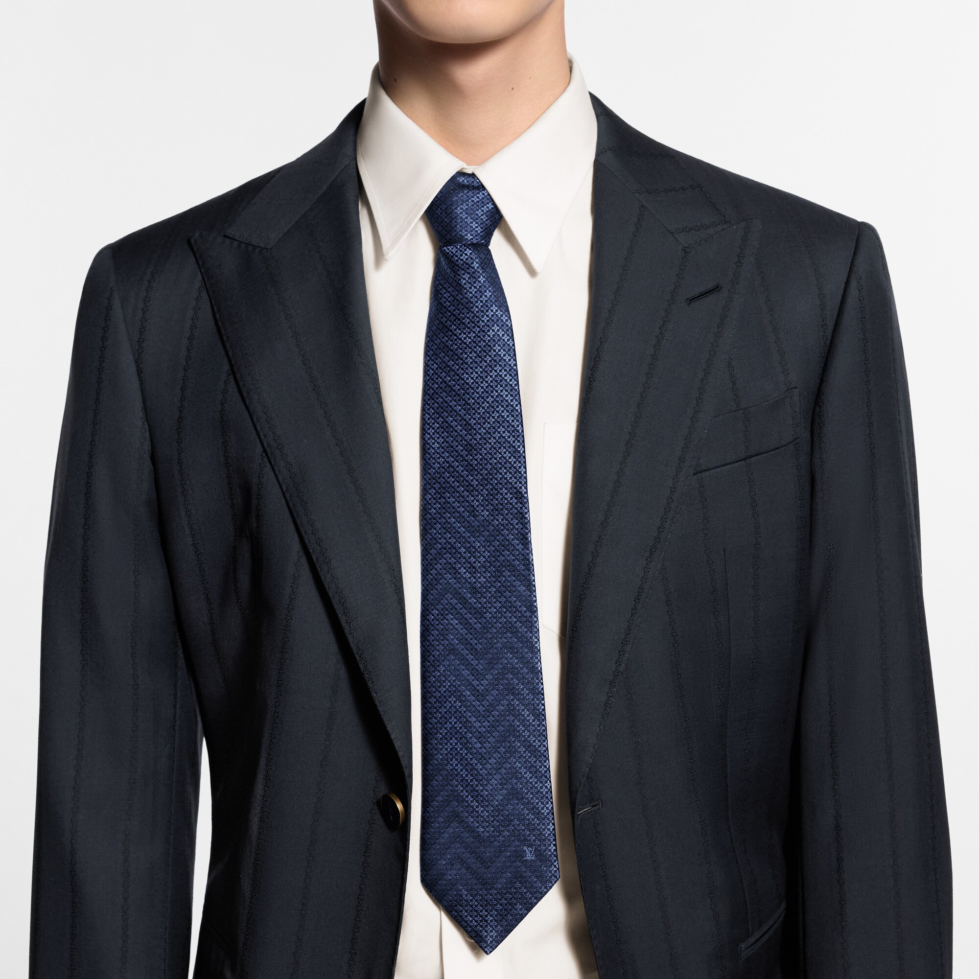 Cravatta LV Zigzag S00 Uomo Accessori Cravatte e Fazzoletti da Taschino | LOUIS VUITTON (Zoom prodotto)