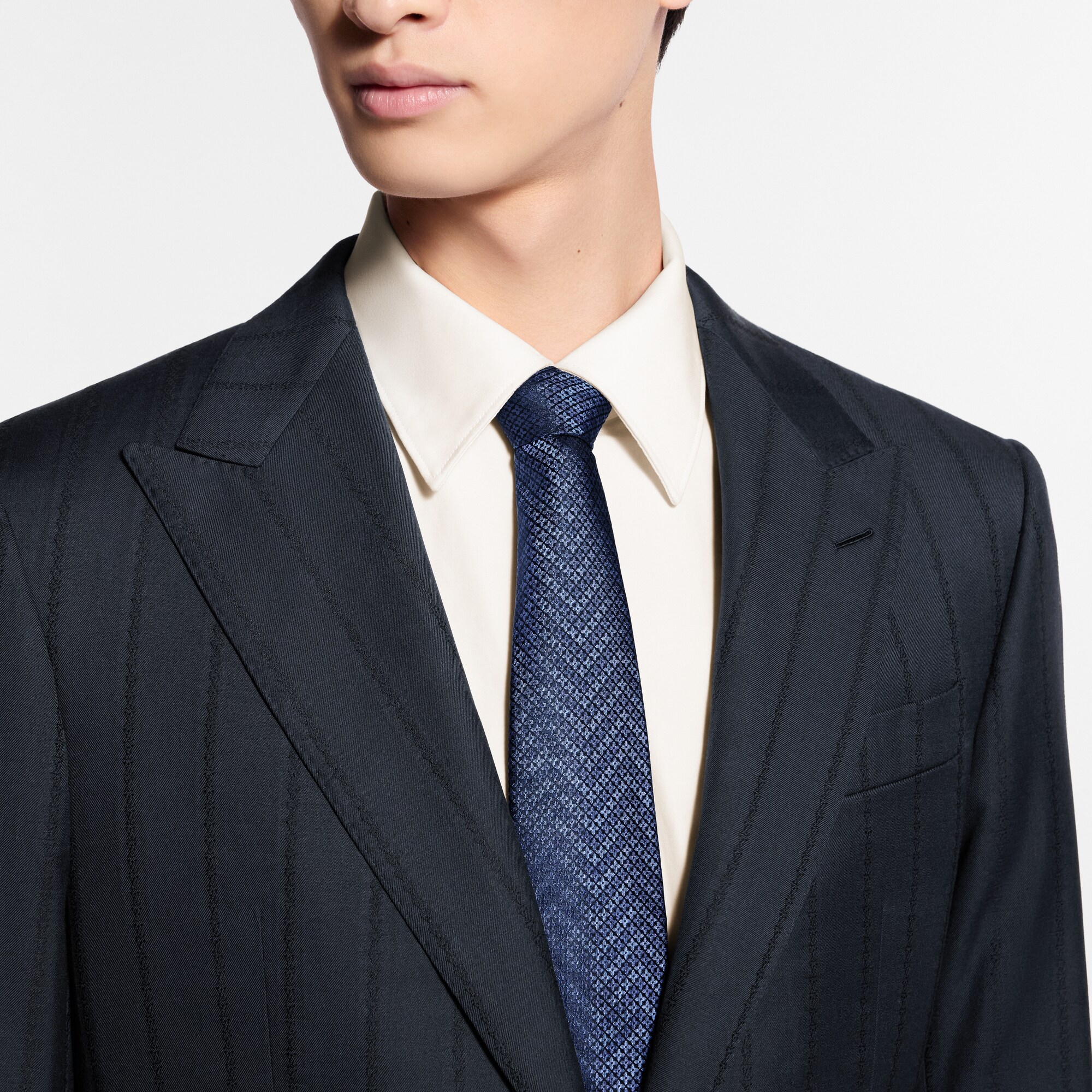 Cravatta LV Zigzag S00 Uomo Accessori Cravatte e Fazzoletti da Taschino | LOUIS VUITTON (Zoom prodotto)