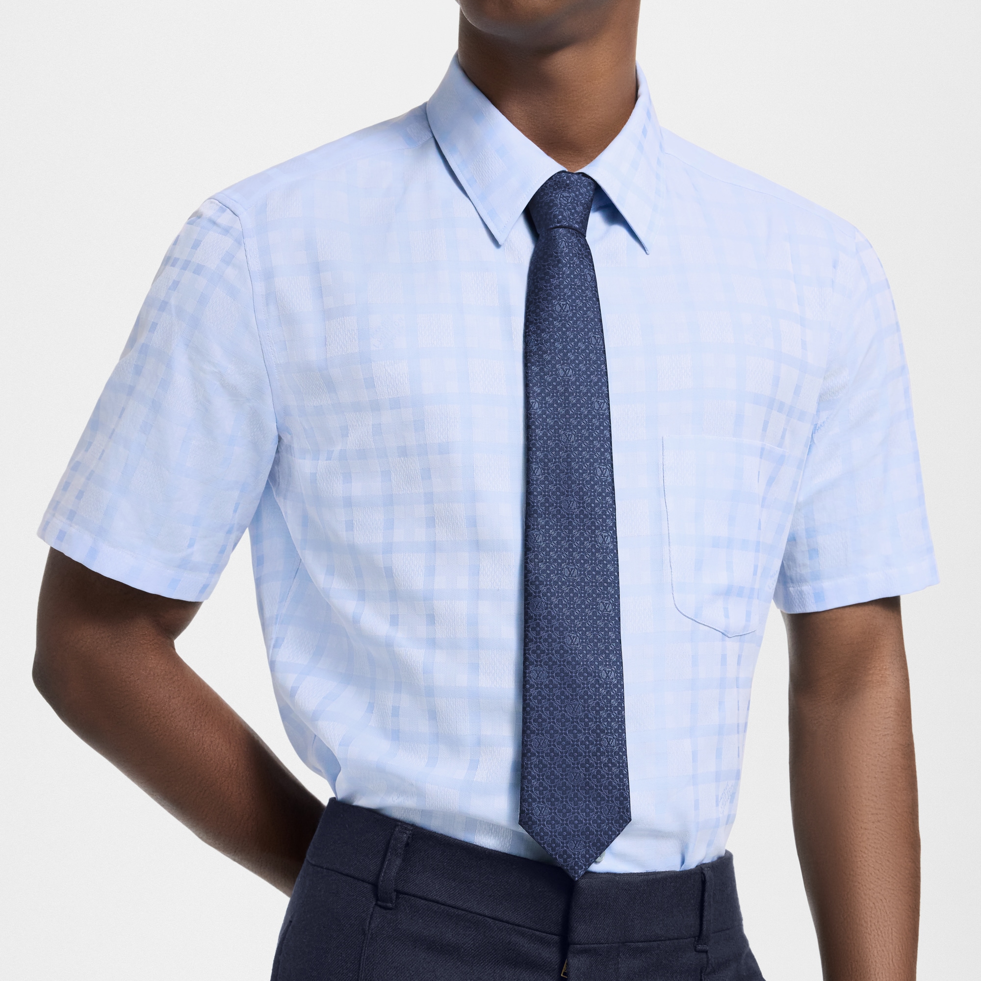 Cravatta Monogram Flower S00 Uomo Accessori Cravatte e Fazzoletti da Taschino | LOUIS VUITTON (Zoom prodotto)