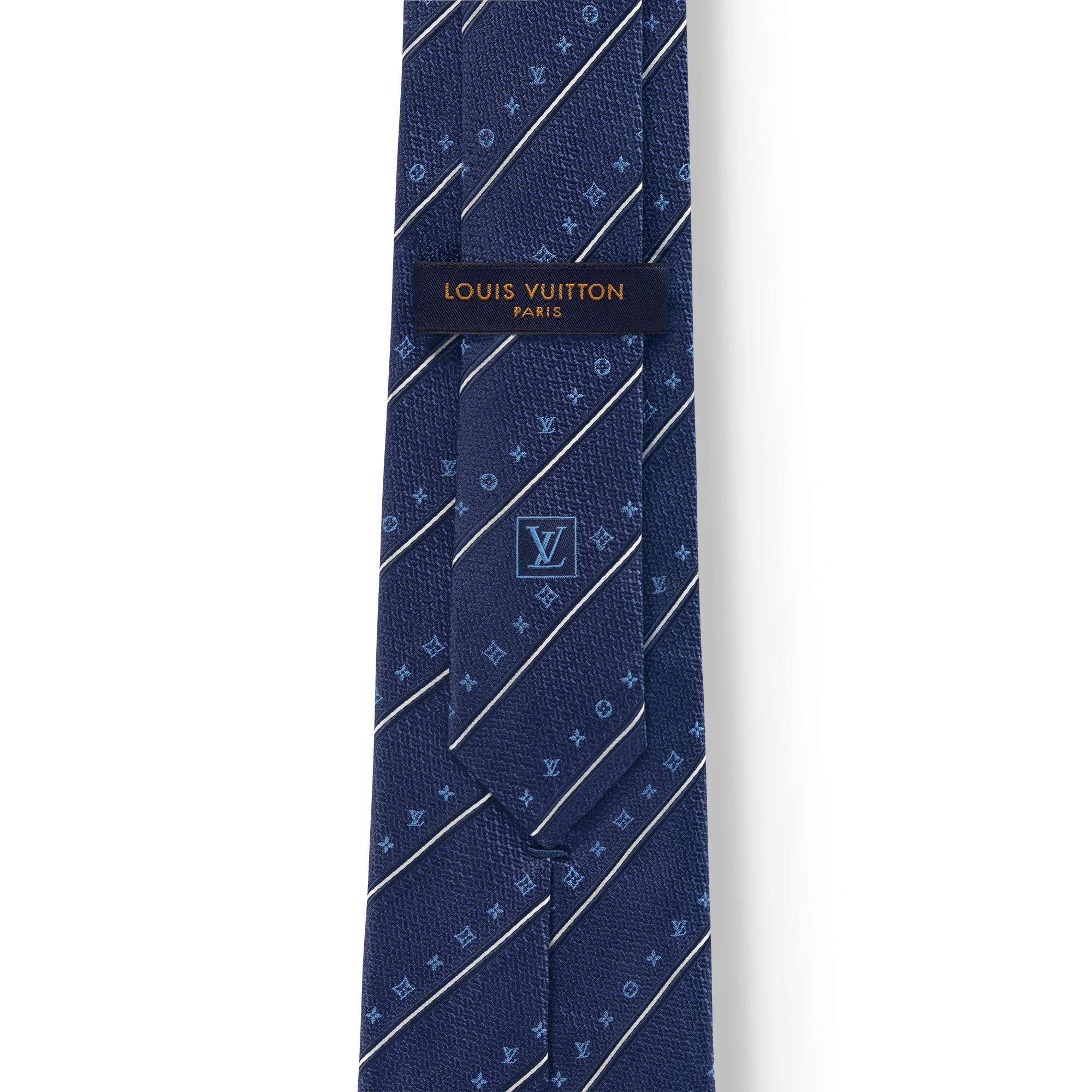 Cravatta Monogram Stripes S00 Uomo Accessori Cravatte e Fazzoletti da Taschino | LOUIS VUITTON (Zoom prodotto)