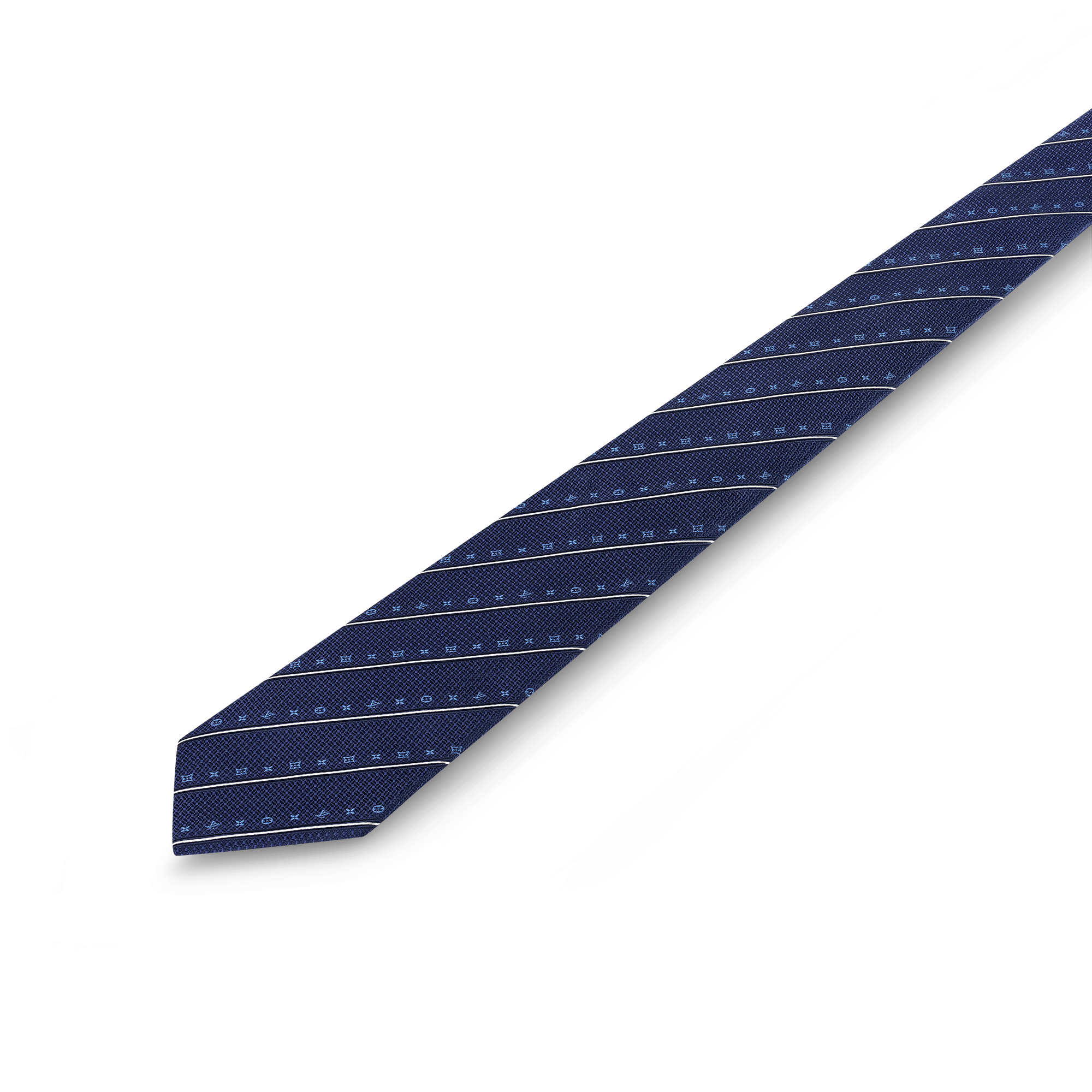 Cravatta Monogram Stripes S00 Uomo Accessori Cravatte e Fazzoletti da Taschino | LOUIS VUITTON (Zoom prodotto)