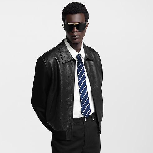 Cravatta Monogram Stripes S00 Uomo Accessori Cravatte e Fazzoletti da Taschino | LOUIS VUITTON (Zoom prodotto)