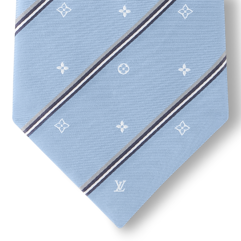 Cravatta Monogram Stripes S00 Uomo Accessori Cravatte e Fazzoletti da Taschino | LOUIS VUITTON (Zoom prodotto)
