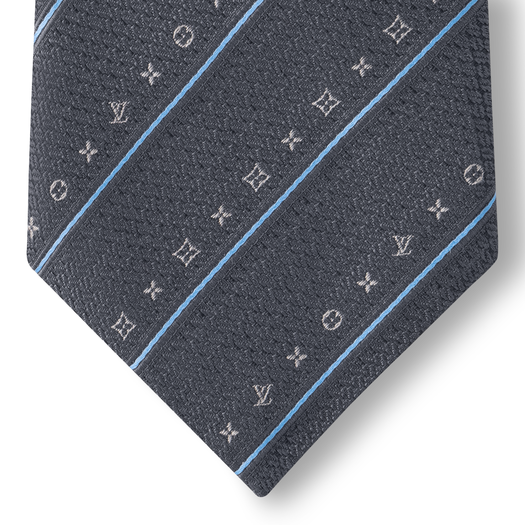 Cravatta Monogram Stripes S00 Uomo Accessori Cravatte e Fazzoletti da Taschino | LOUIS VUITTON (Zoom prodotto)