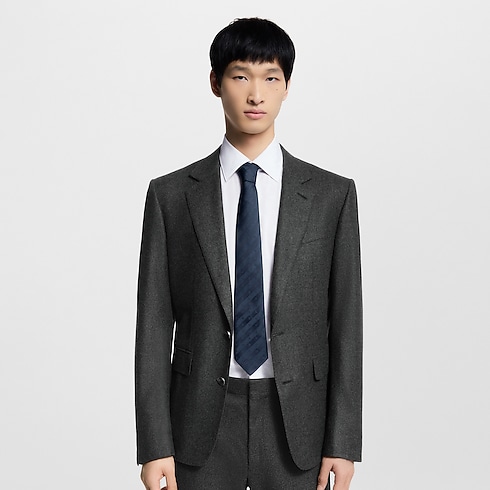 Cravatta Monogram Stripy S00 Uomo Accessori Cravatte e Fazzoletti da Taschino | LOUIS VUITTON (Zoom prodotto)