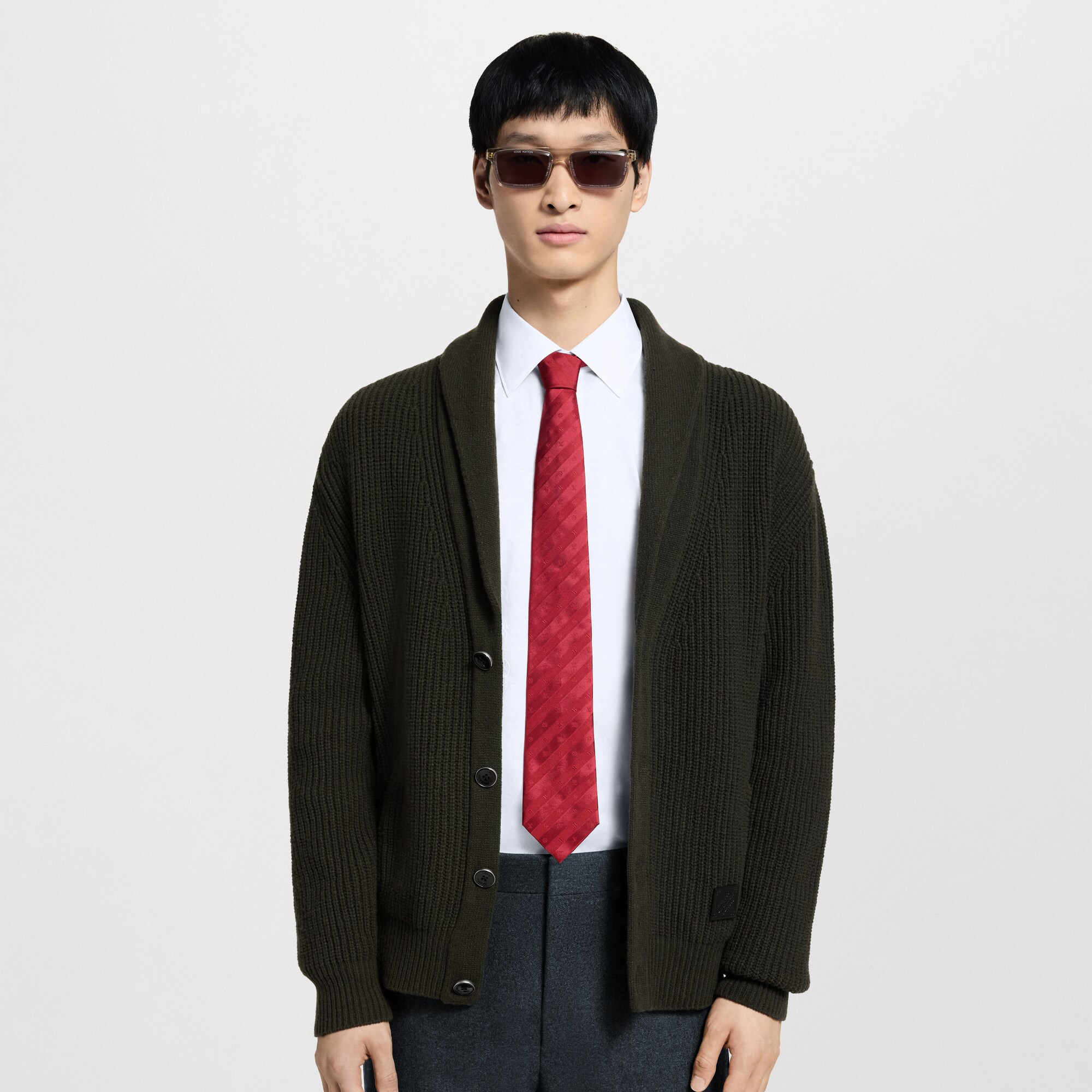 Cravatta Monogram Stripy S00 Uomo Accessori Cravatte e Fazzoletti da Taschino | LOUIS VUITTON (Zoom prodotto)