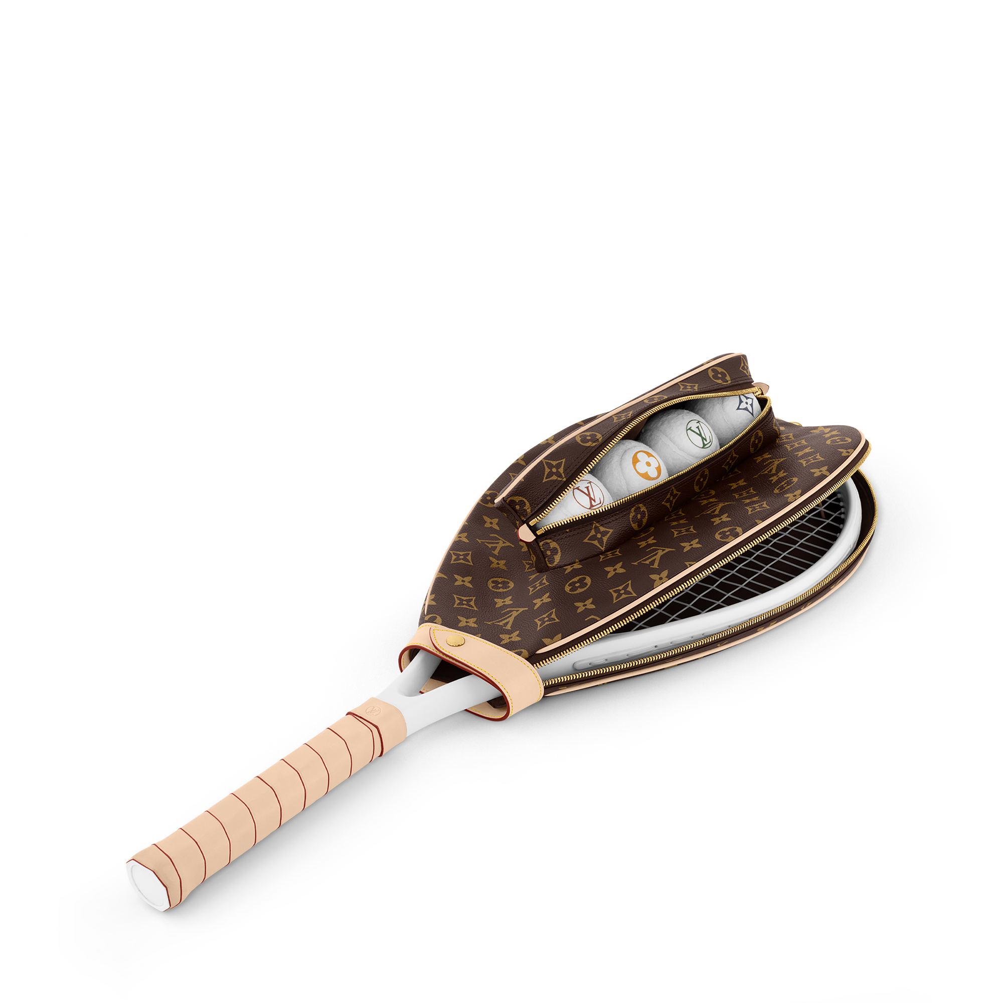 Custodia per racchetta da tennis Suzanne Tela Monogram Bauli, Viaggio e Casa Sport e Giochi } | LOUIS VUITTON (Zoom prodotto)