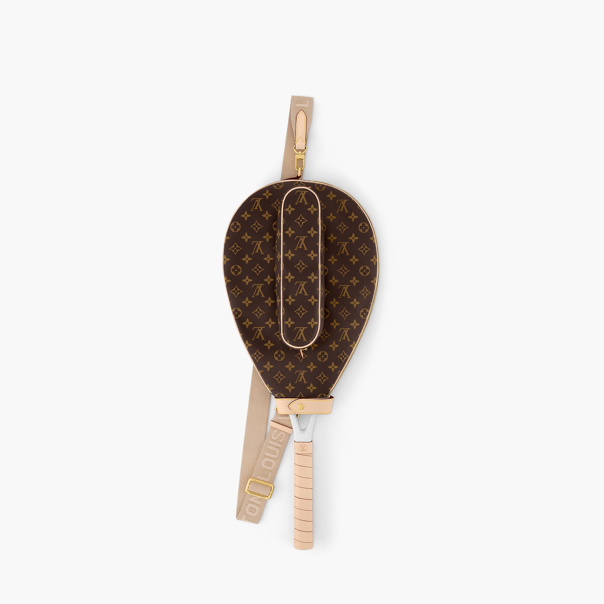 Borsa In Flanella Per Racchette Da Tennis - Custodia Morbida E Salvaspazio Per 1-2 Racchette - Multiuso Per Sport E Viaggi - Foto 2