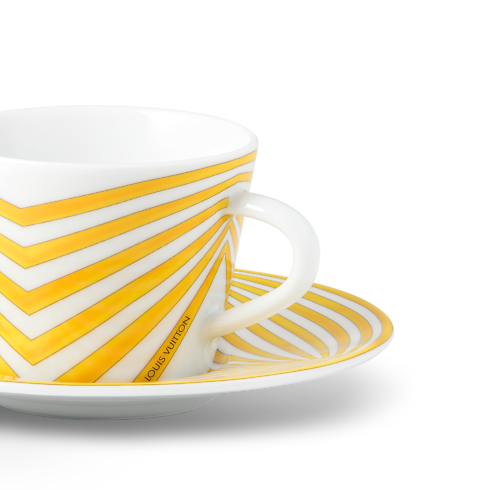 Dolce Vita Set Of 2 Coffee Cups And Saucers Bauli, Viaggio e Casa Casa e Art de la Table Art de la Table | LOUIS VUITTON (Zoom prodotto)