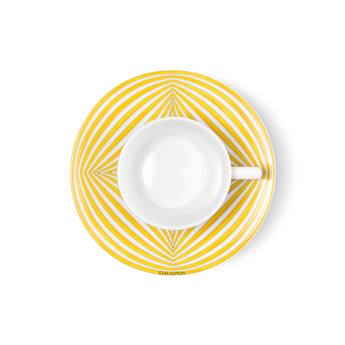 Dolce Vita Set Of 2 Coffee Cups And Saucers Bauli, Viaggio e Casa Casa e Art de la Table Art de la Table | LOUIS VUITTON (Zoom prodotto)