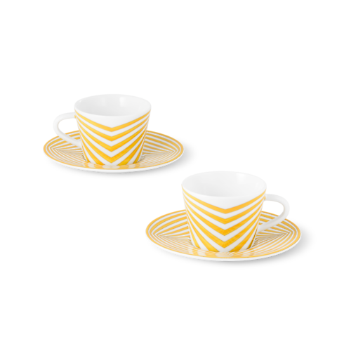 Dolce Vita Set Of 2 Coffee Cups And Saucers Bauli, Viaggio e Casa Casa e Art de la Table Art de la Table | LOUIS VUITTON (Zoom prodotto)