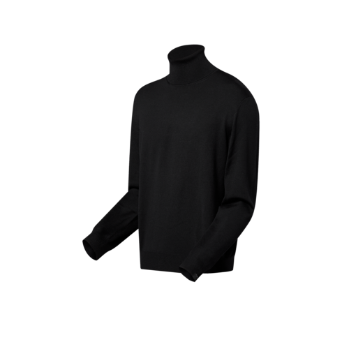 Dolcevita in misto seta e cachemire Uomo Abbigliamento Maglieria e Felpe | LOUIS VUITTON (Zoom prodotto)