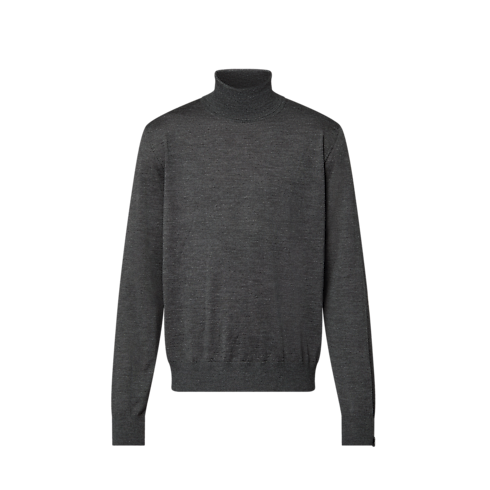 Dolcevita in misto seta e cachemire Uomo Abbigliamento Maglieria e Felpe | LOUIS VUITTON (Zoom prodotto)