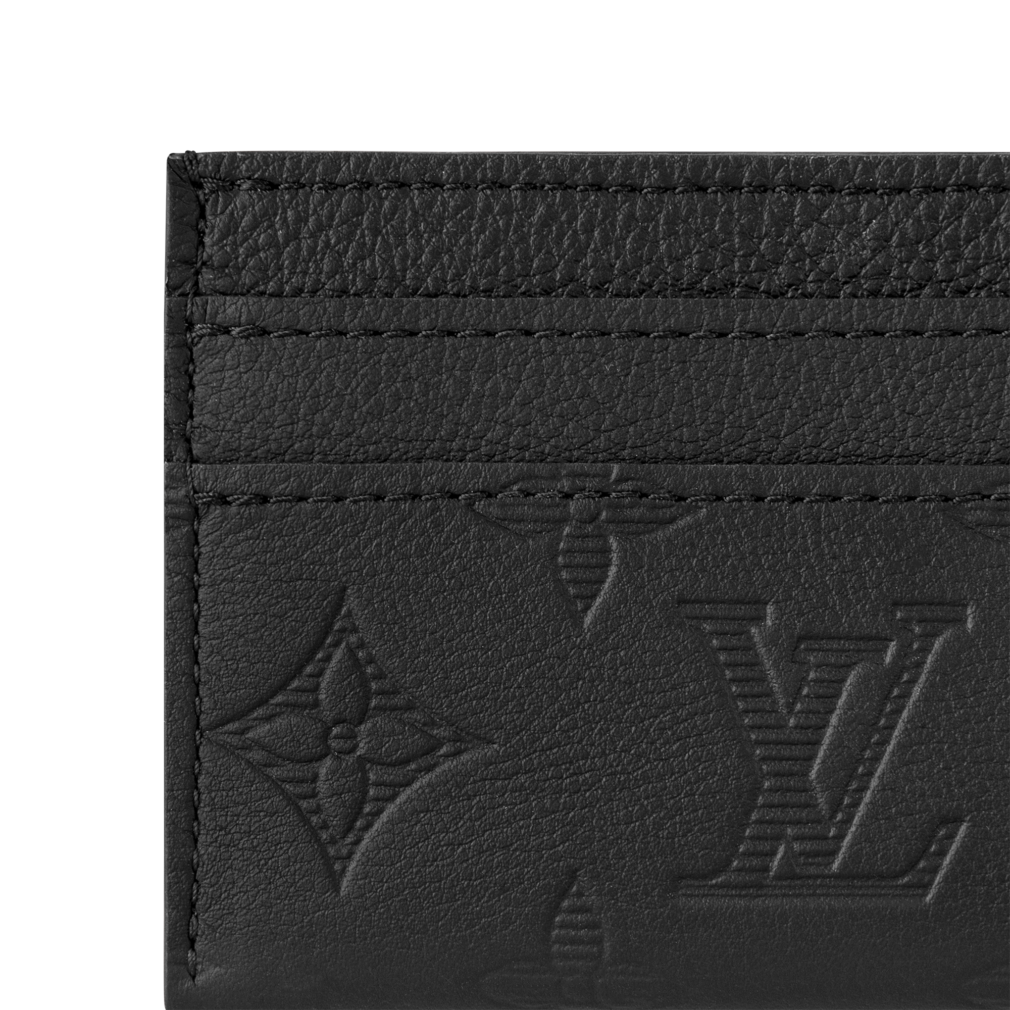 Doppio porta carte di credito Pelletteria Monogram Shadow Borse e Piccola Pelletteria Piccola Pelletteria da Uomo Portacarte | LOUIS VUITTON (Zoom prodotto)