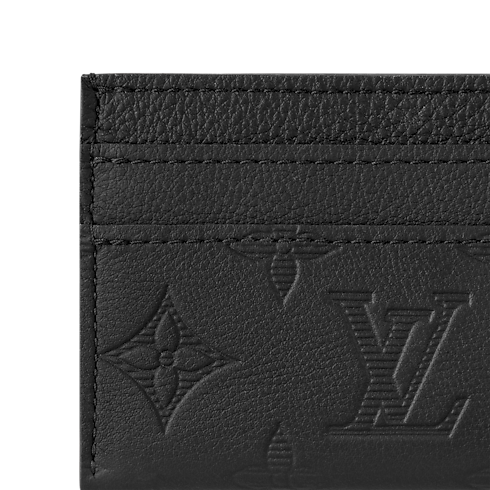 Doppio porta carte di credito Pelletteria Monogram Shadow Borse e Piccola Pelletteria Piccola Pelletteria da Uomo Portacarte | LOUIS VUITTON (Zoom prodotto)