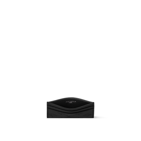 Doppio porta carte di credito Pelletteria Monogram Shadow Borse e Piccola Pelletteria Piccola Pelletteria da Uomo Portacarte | LOUIS VUITTON (Zoom prodotto)