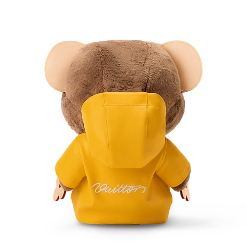 Doudou Louis con impermeabile back view