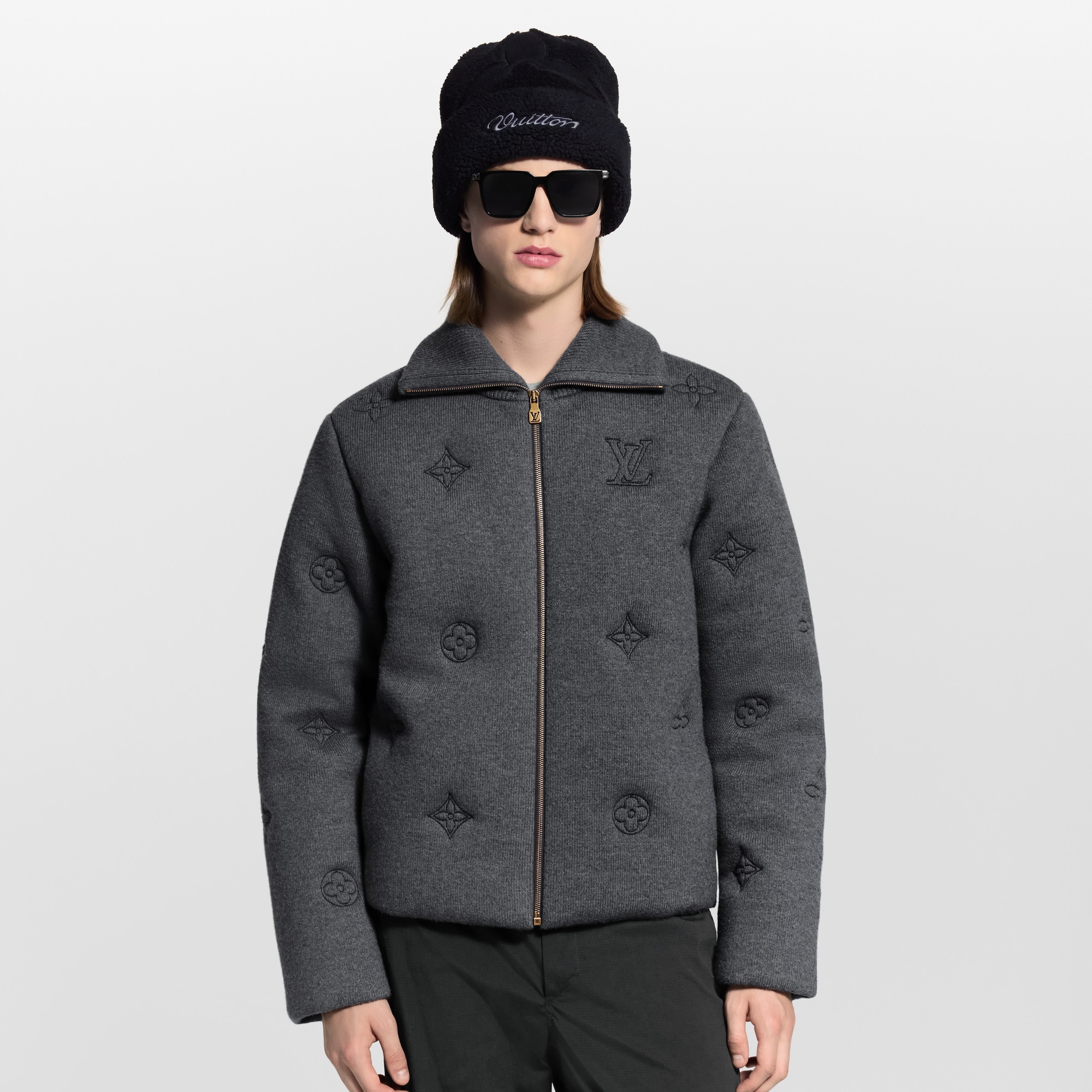 Elegante giubbotto imbottito lavorato a maglia con motivo Monogram  Novità Per gli uomini LV Ski | LOUIS VUITTON (Zoom prodotto)