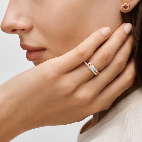 Fede nuziale Eternity, oro rosa e diamanti Gioielli Categorie Tutta la Gioielleria | LOUIS VUITTON (Zoom prodotto)