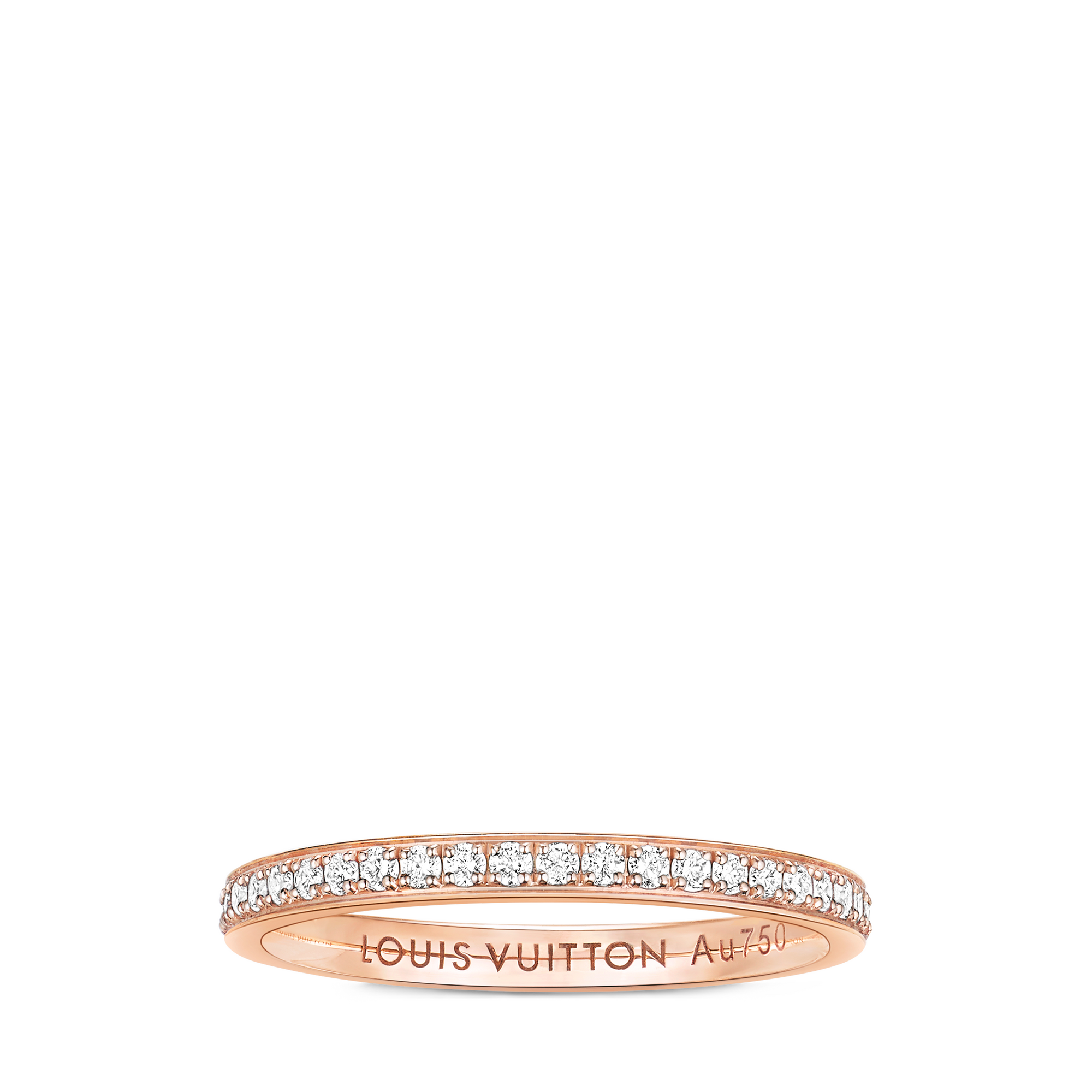 Fede nuziale Eternity, oro rosa e diamanti  Gioielli Categorie Tutta la Gioielleria | LOUIS VUITTON (Zoom prodotto)